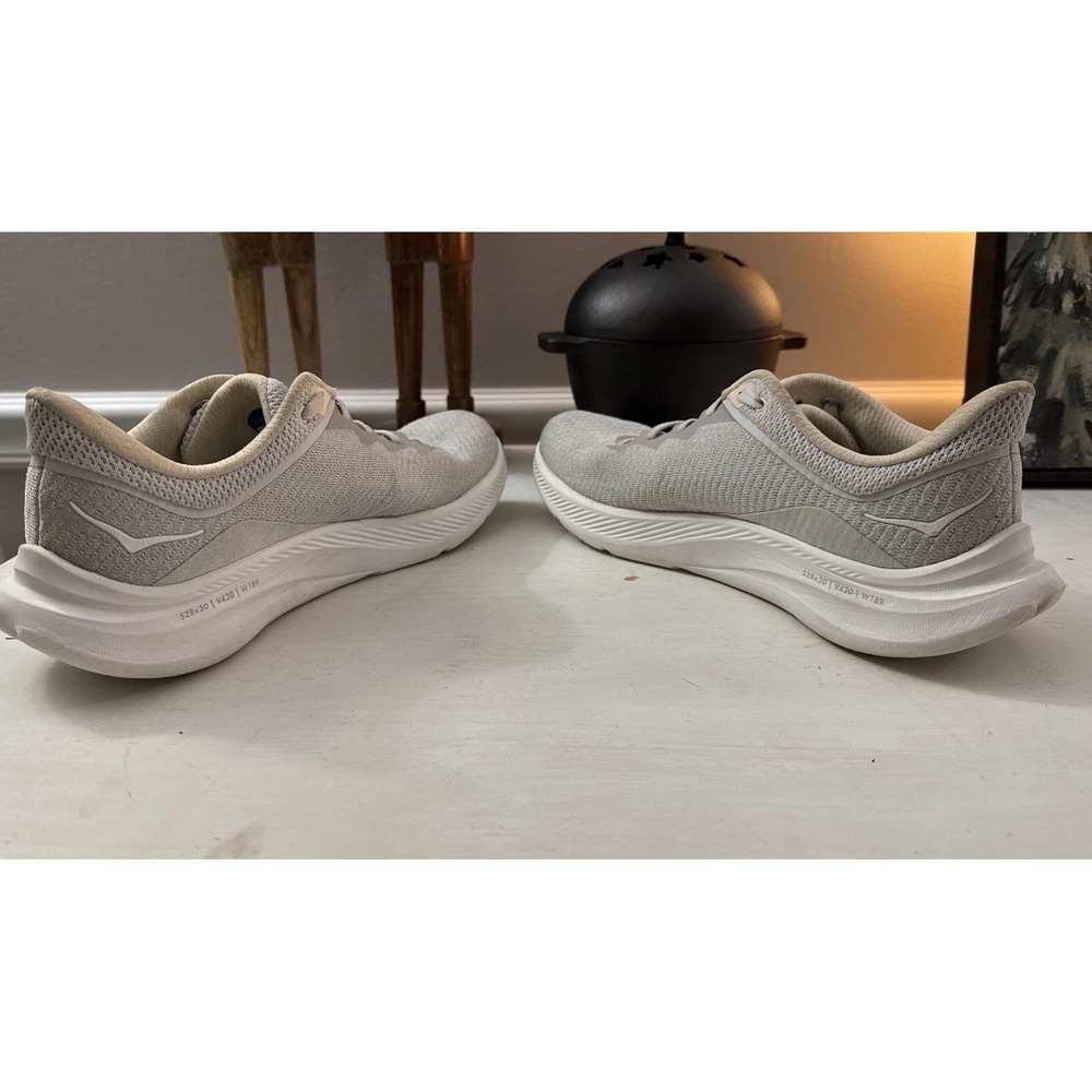 Hoka Solimar Womens US 9.5‎ B Nimbus Cloud Shortbread Athletic Sneakers Lace-Up - Picture 4 of 16